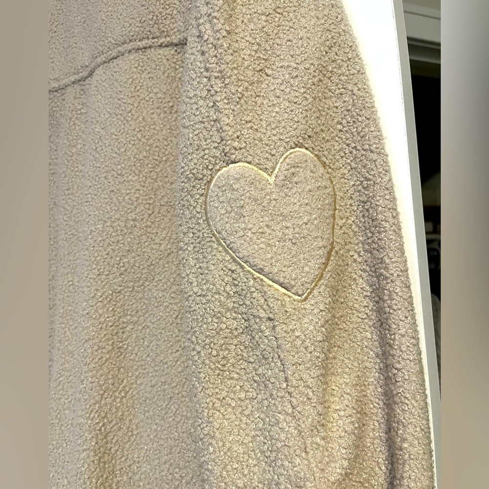 Jackson Rowe x Jillian Harris Teddy Jacket with Heart Details - Picture 2 of 5